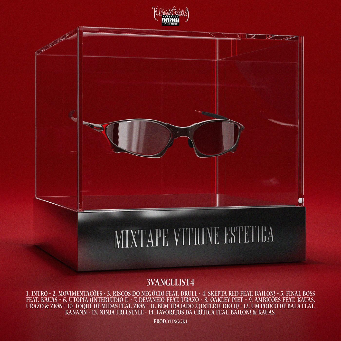 Contracapa da mixtape Vitrine Estética